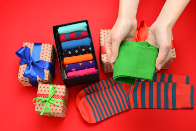 What's a good gift for the holidays? Consider sock box gifts